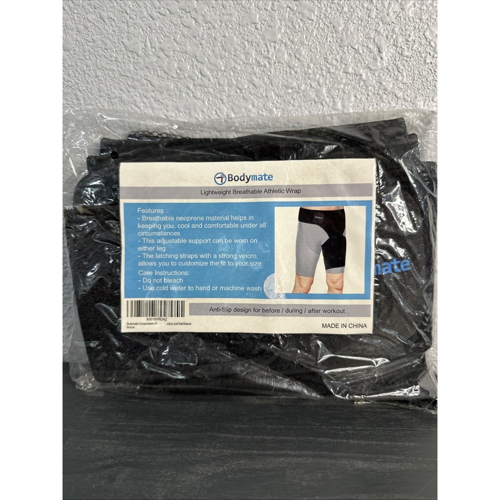 BodyMate Lightweight‎ Breathable Athletic Wrap Anti Slip Adjustable Size NEW